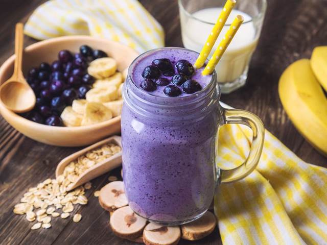 Recept na Omega Blueberry Smoothie